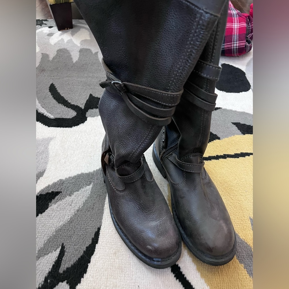 Harley-Davidson Dark Brown Moto Boots
